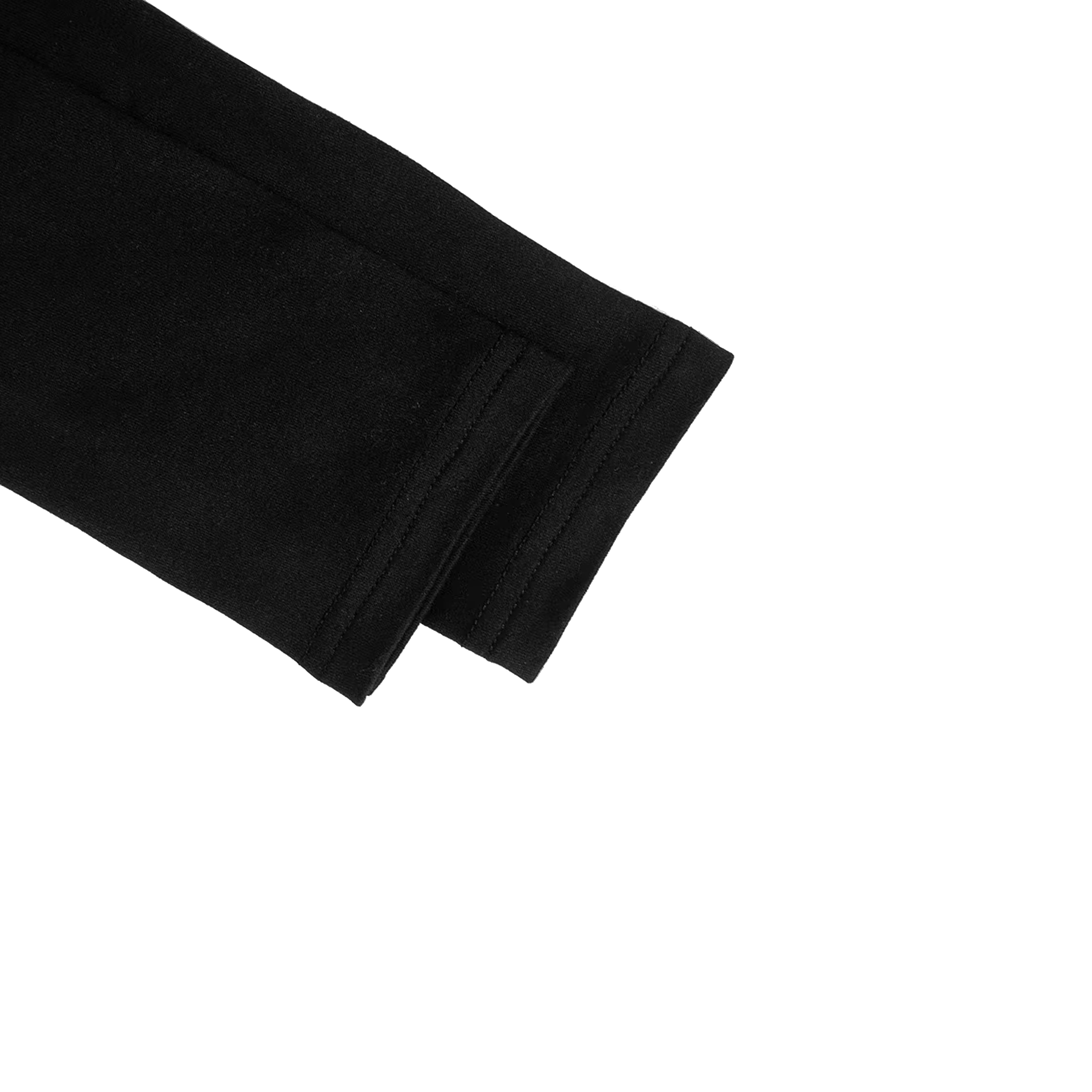 BLACK LONG DRESS WITH ROLL NECK