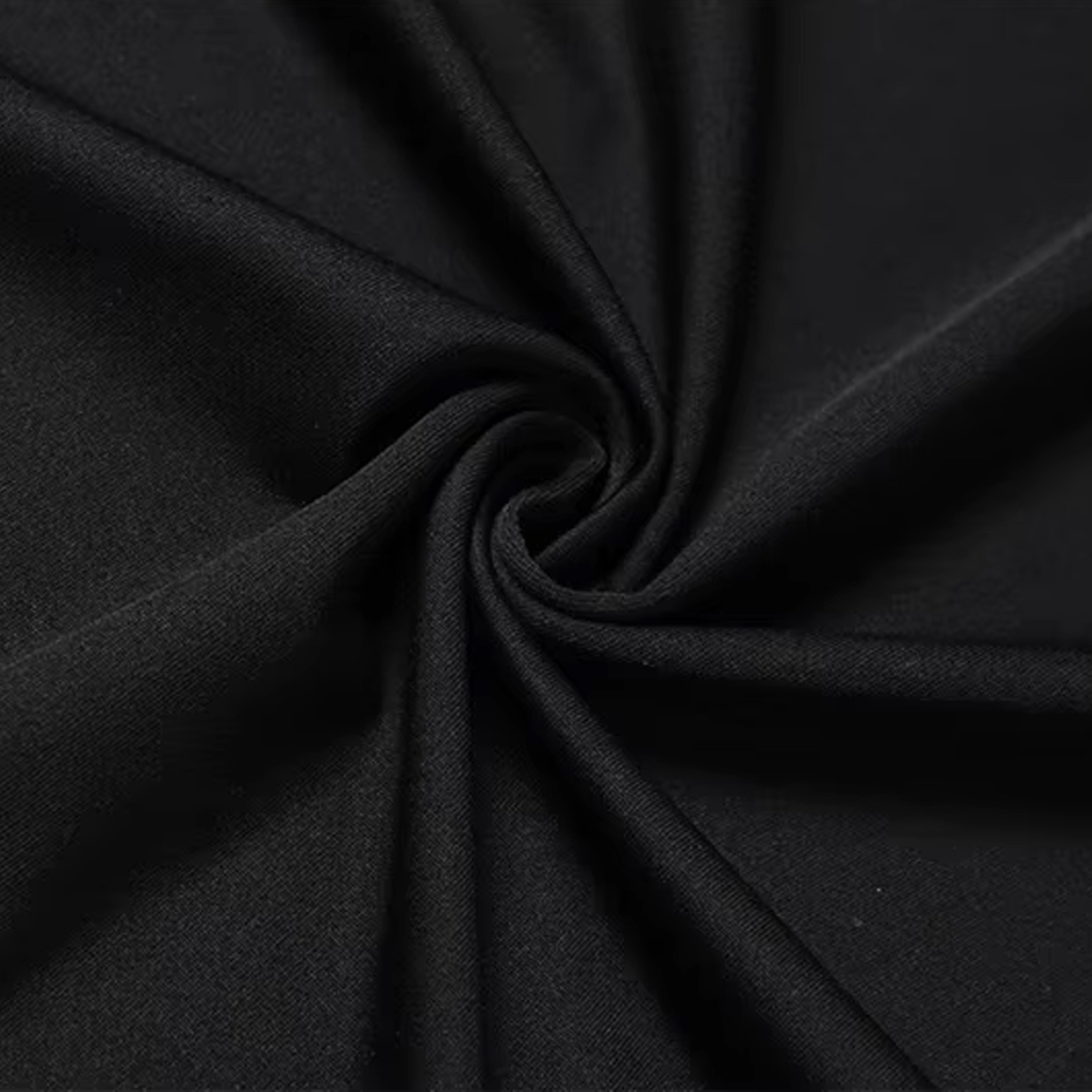 BLACK BODY AND SKIRT DRESS (2-PIECE)