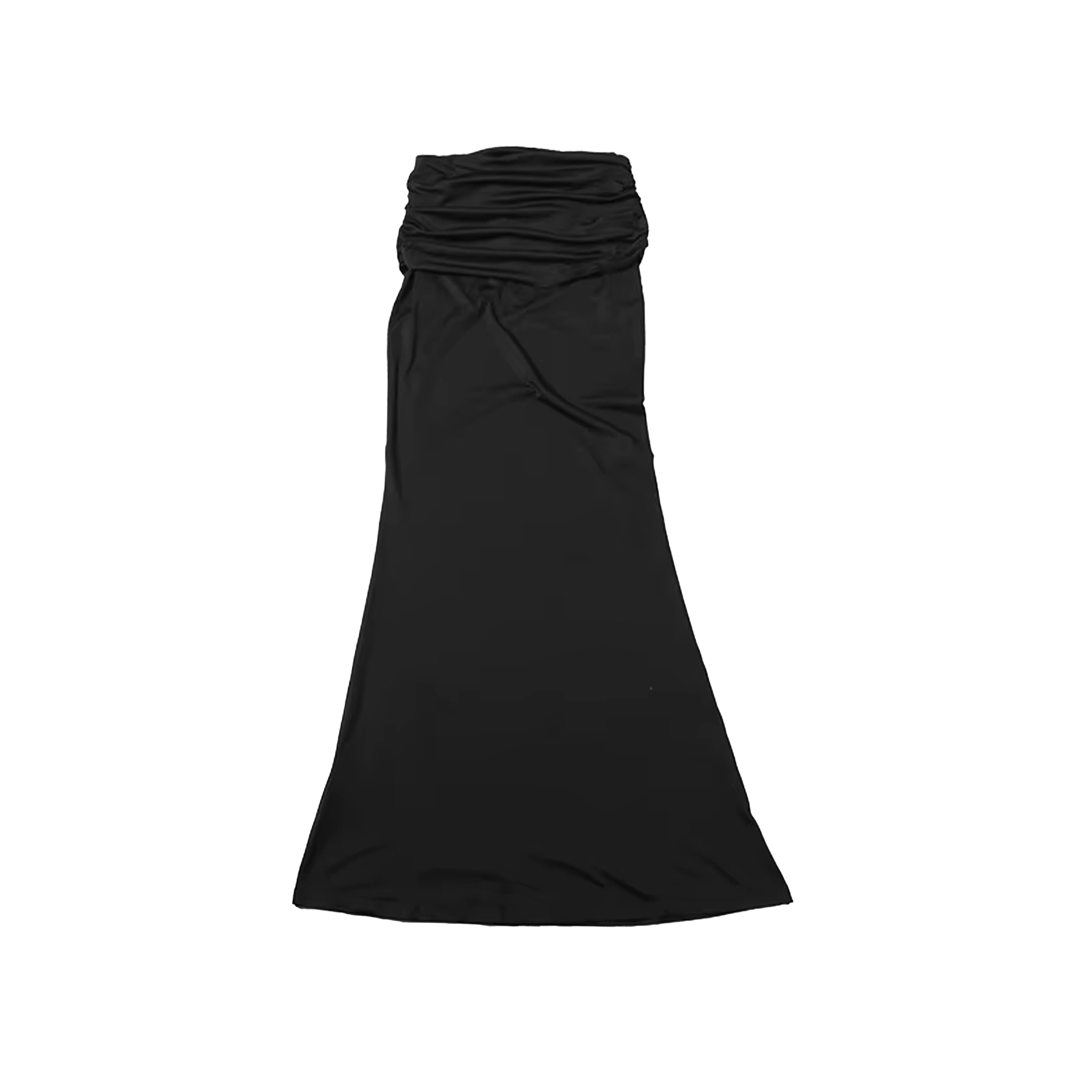 BLACK BODY AND SKIRT DRESS (2-PIECE)