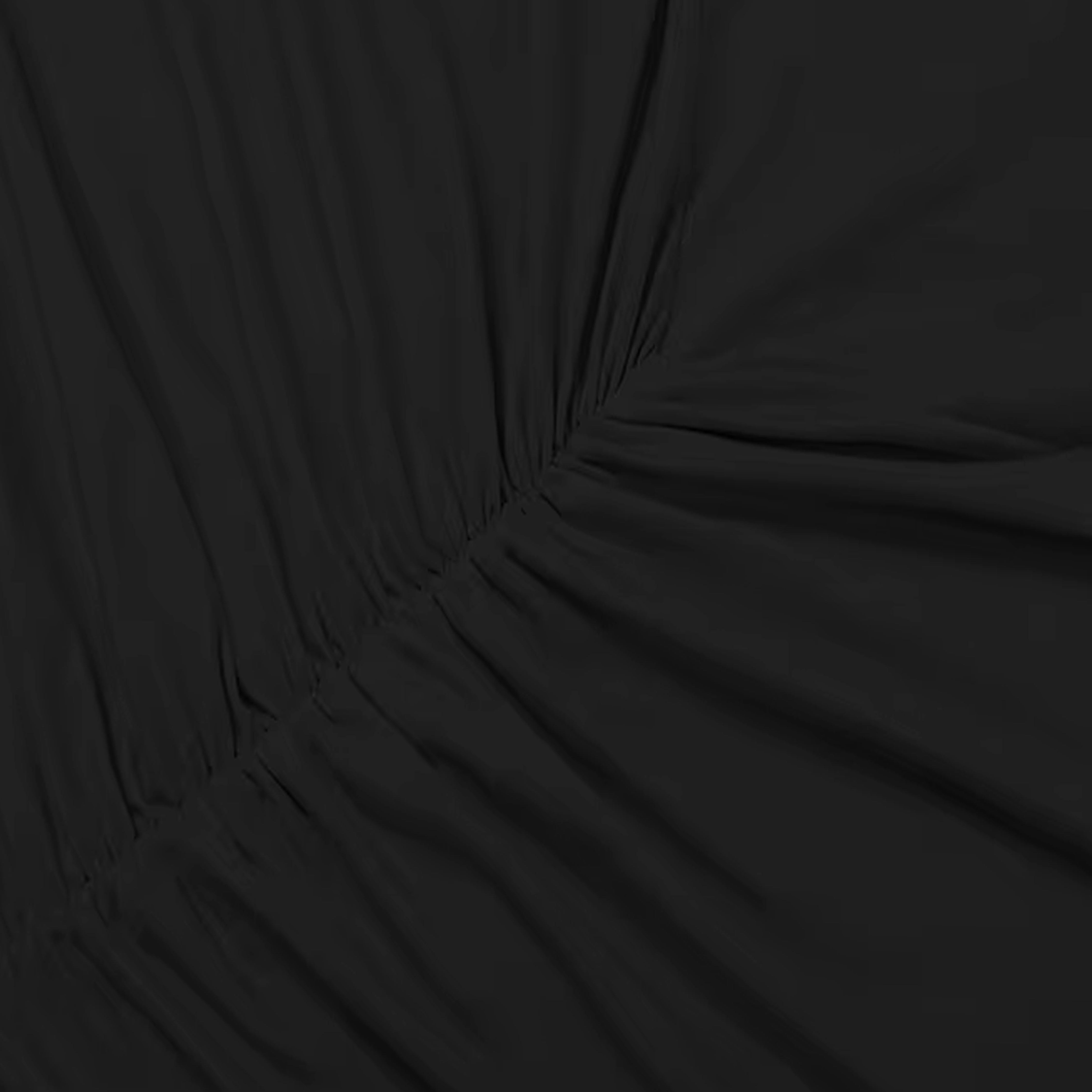 BLACK LONG DRESS WITH FRONT DETAIL
