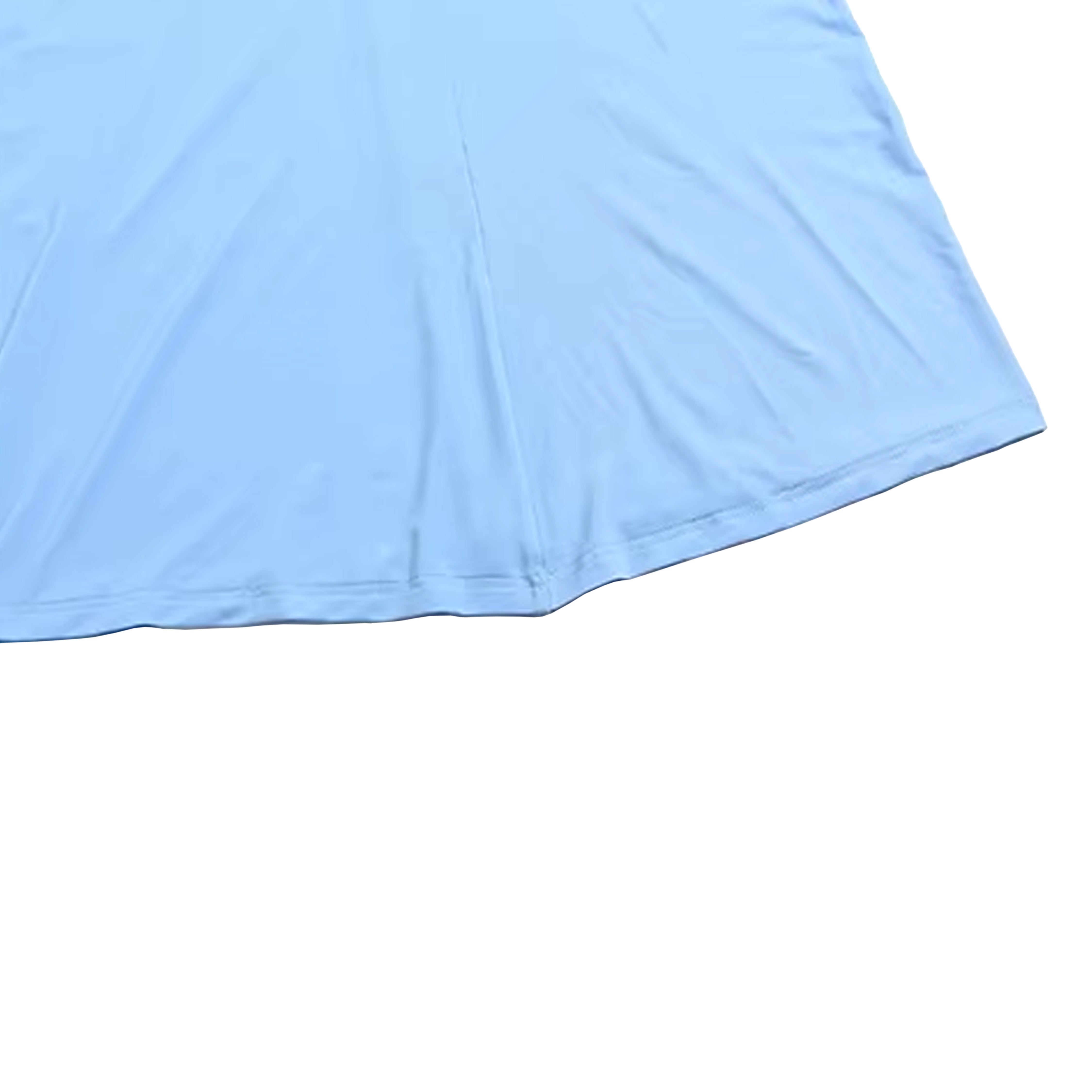 BABY BLUE LONG DRESS WITH FRONT DETAIL