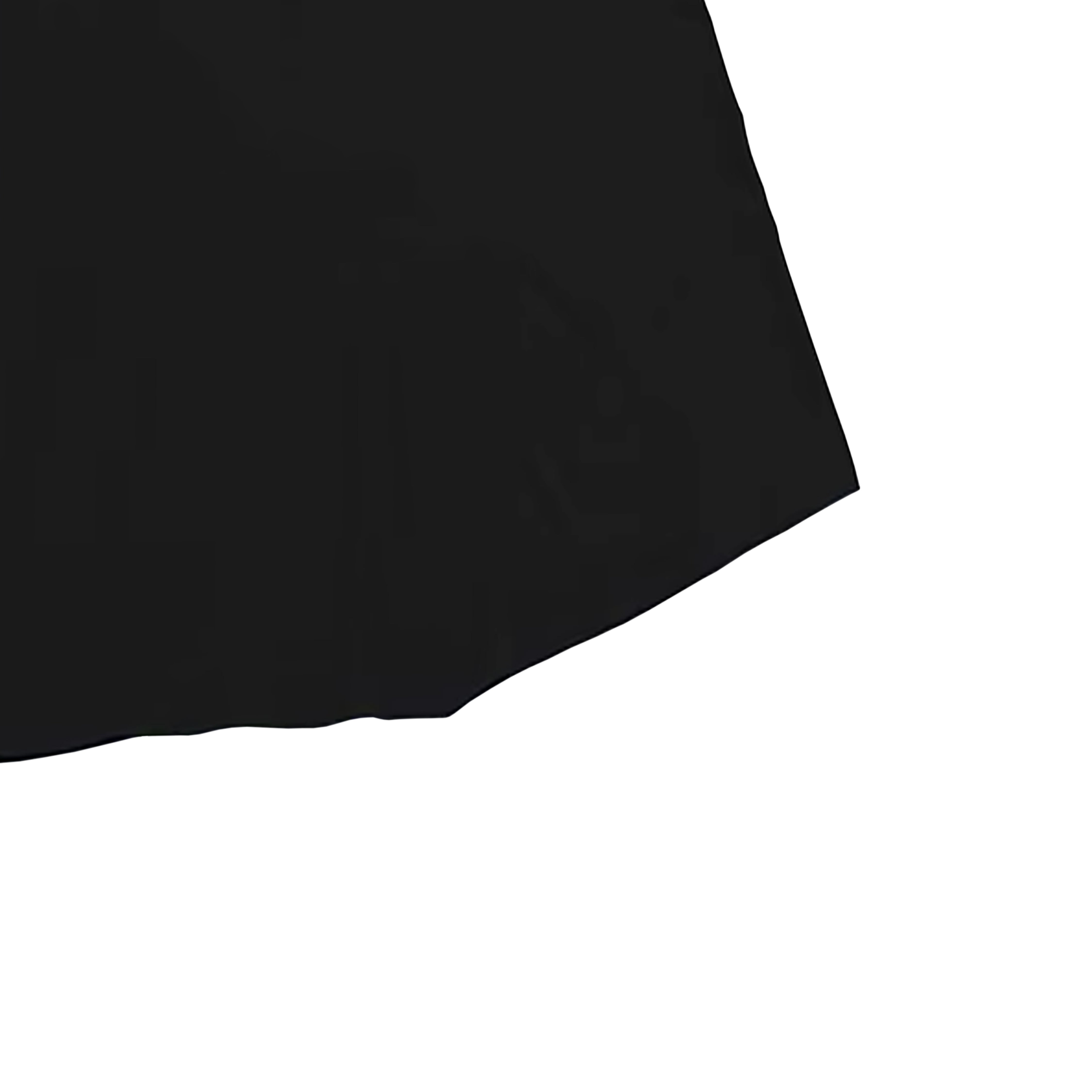 BLACK LONG DRESS WITH FRONT DETAIL