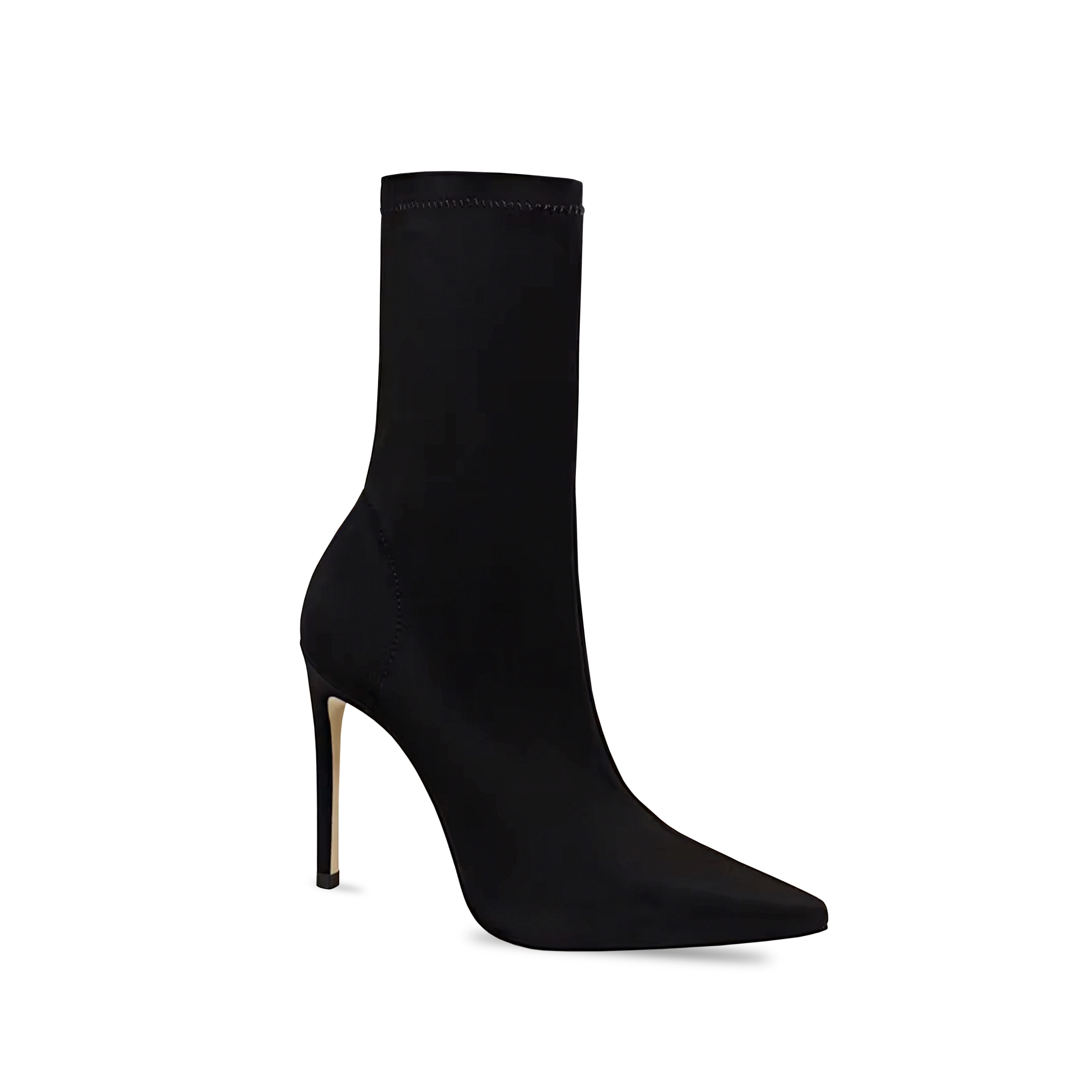 BLACK SOCK STILETTO BOOTIE